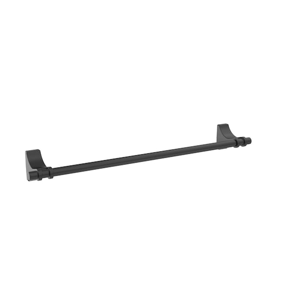 Davenport Matte Black Transitional 18 in 457 mm Towel Bar