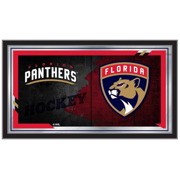 Florida Panthers 15" x 26" Hockey Collector Mirror by Holland Bar Stool Company