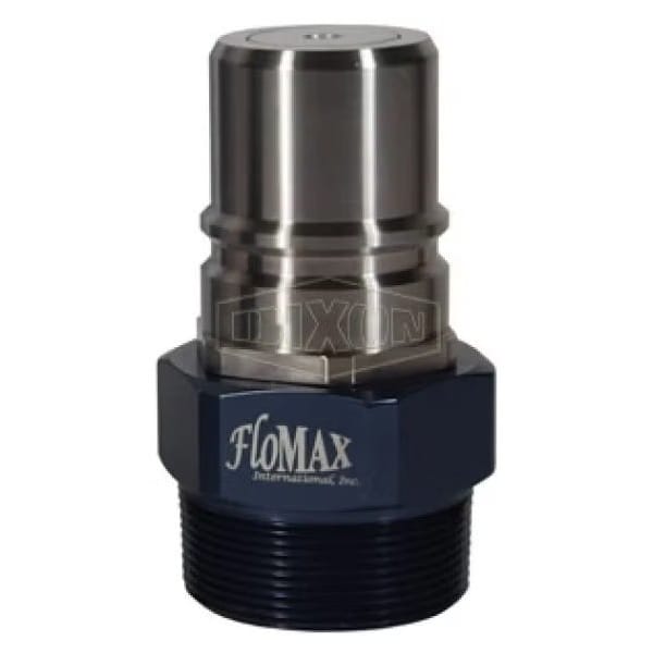 FloMAX 2 pc Diesel Fuel Receiver, Adapter, Quick Connect Coupler x MNPT, Aluminum, Domestic
