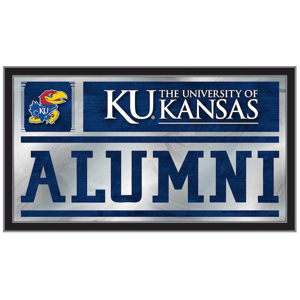 Kansas 26" x 15" Alumni Mirror