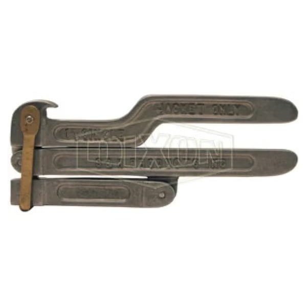Forestry Grade Hose Clamp and Spanner, For Use with Lightweight 1 in and 1-1/2 in Hose, Cast Aluminu