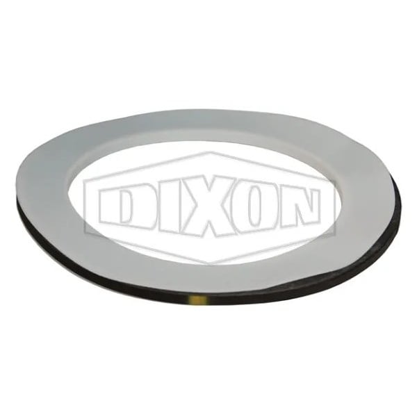 Cam and Groove Railroad Tank Car Gasket, 5 in Nominal, 3-13/16 ID x 5-1/4 OD x 3/16 in Thick, PTFE,