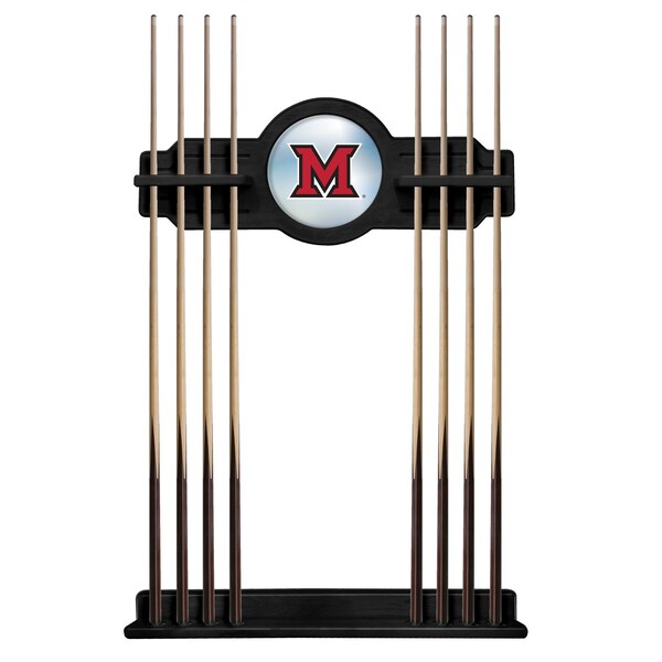 Miami (OH) Cue Rack in Black Finish