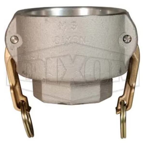 Type D Cam and Groove Reducing Coupler, 4 x 5 in Nominal, Female Coupler x FNPT End Style, Aluminum,