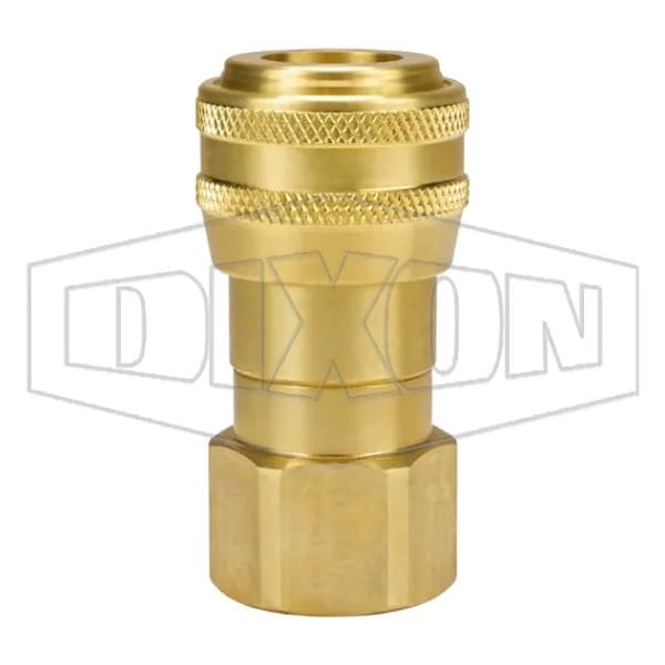 DF Series Industrial Automatic Female Quick Disconnect Pneumatic Coupler, 1-11 x 1/2 in Nominal, 500