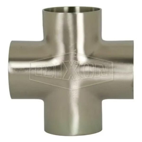 Weld Cross, 1 in, 316L SS, Domestic