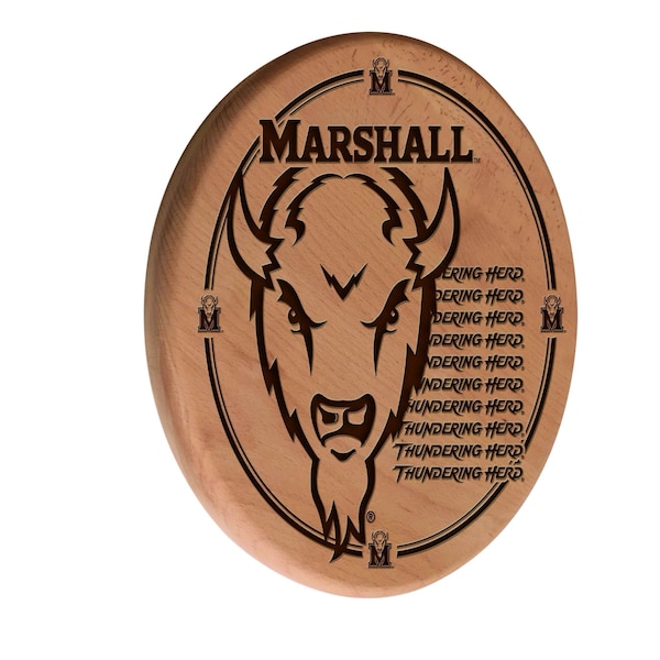 Marshall University 13" Laser Engraved Solid Wood Sign