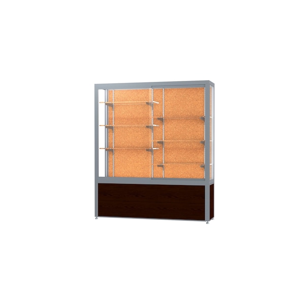 Display Case 60x66x16, Cork, Satin