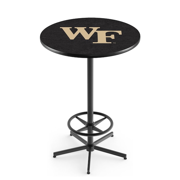 42" Black Wake Forest Pub Table