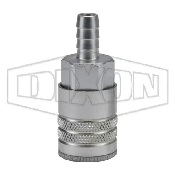 Air Chief Industrial Quick Disconnect Coupler, 3/8 in Nominal, Quick Disconnect Coupler x Hose Barb,
