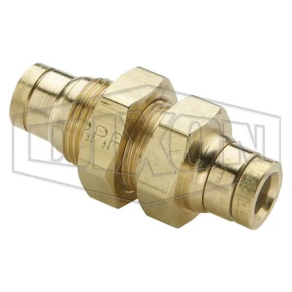 Legris by  Bulkhead Push-In Union, 3/8 in Nominal, Tube, 250 psi Pressure, Composite, Domestic