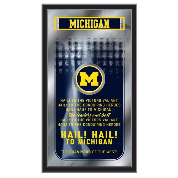 Michigan 26" x 15" Fight Song Mirror