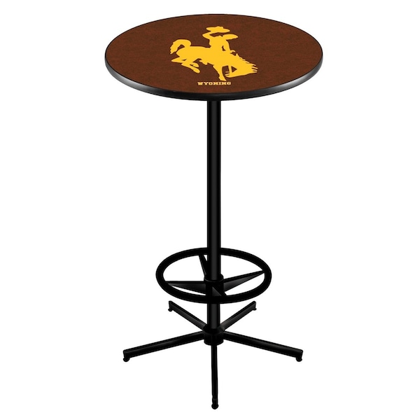 42" Black Wyoming Pub Table