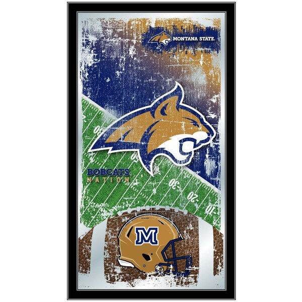 Montana State 15" x 26" Football Mirror