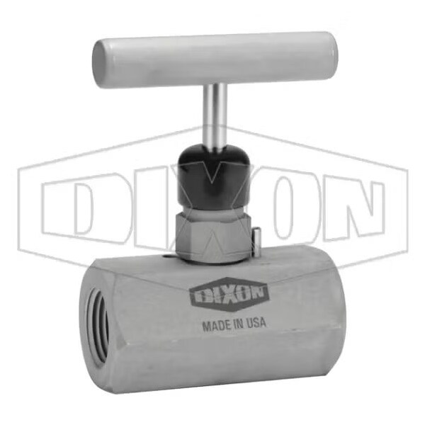 Mini Needle Valve, 1/2-14 Nominal, FNPT End Style, Steel Body