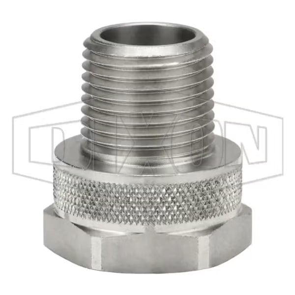 The Right Connection RMA Garden Hose Adapter, 3/4-11-1/2 x 1/2 in Nominal, FGHT x MNPT End Style, D