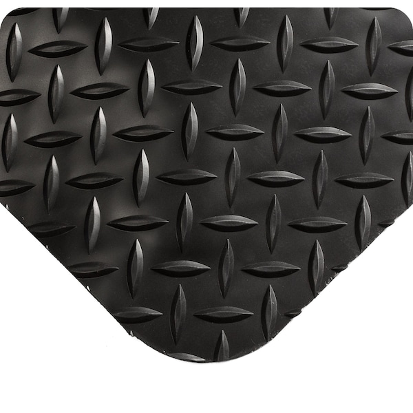 Antifatigue Mat, 14 ft. L x 2 ft. W, Black