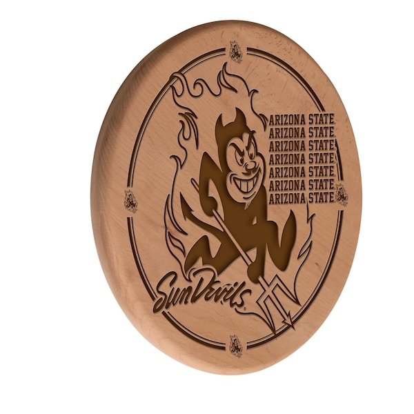 Arizona State University 13" Laser Engraved Solid Wood Sign