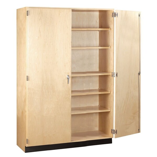 Shelving Storage Cabinet, 84 in H, 36 in W, 6 Shelves