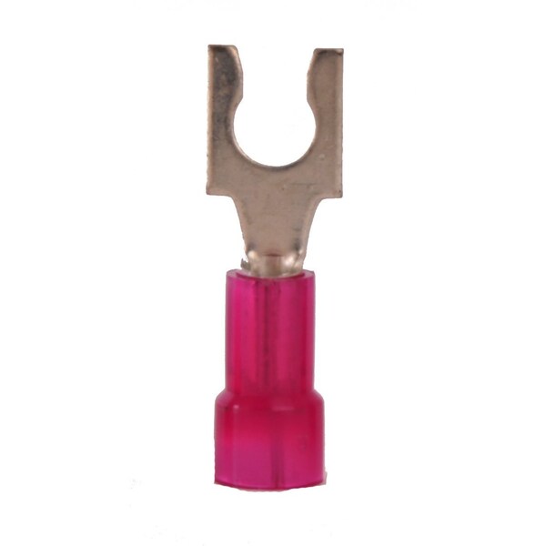 Fork Terminal, #8 Stud Size, 18 AWG, 600 V, Nylon Insulated, 1000 PK