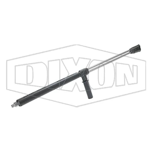 Dual Spray Lance, 40 in L, 1/4 in Male Inlet, 1/4 in Female Outlet, 4000 psi, 10.5 GPM, Domestic