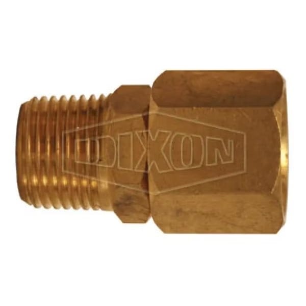 In-Line Swivel, 3/8 in, FNPT x MNPT, Brass, Domestic