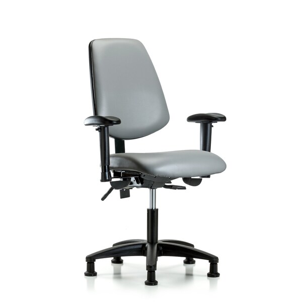 Vinyl Chair, Vinyl, Adjustable Arms