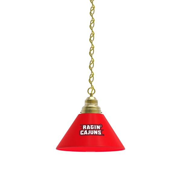 Louisiana-Lafayette Pendant Light, Brass Fixture