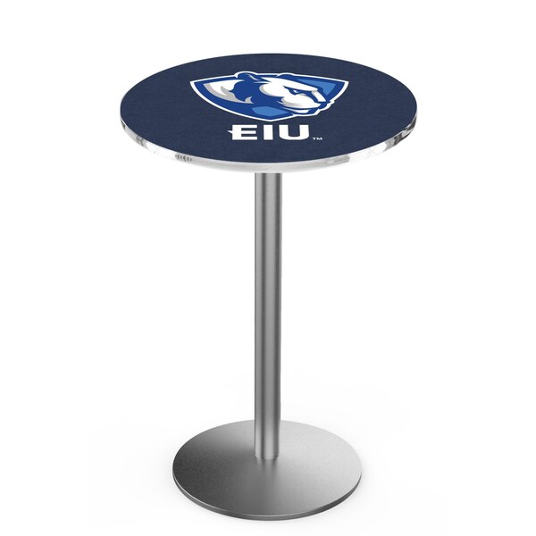42" Stainless Steel Eastern Illinois Pub Table, 36" dia. Top