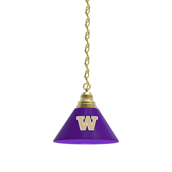 Washington Pendant Light, Brass Fixture