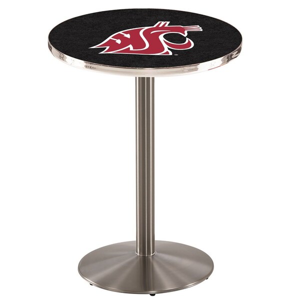 42" Stainless Steel Washington State Pub Table, 36" dia. Top