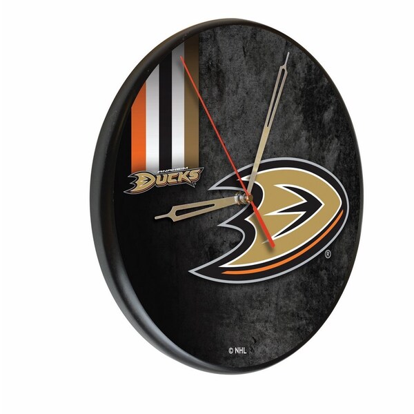 Anaheim Ducks 13" Solid Wood Clock