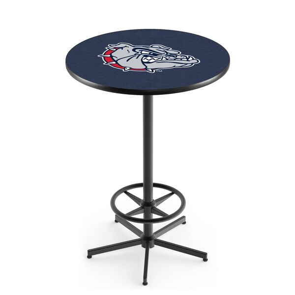 42" Black Gonzaga Pub Table