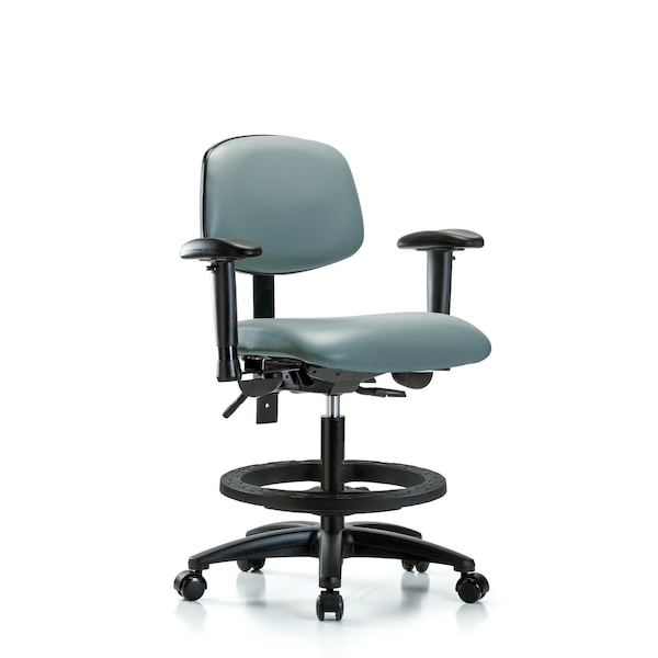 Vinyl Chair, Vinyl, Adjustable Arms