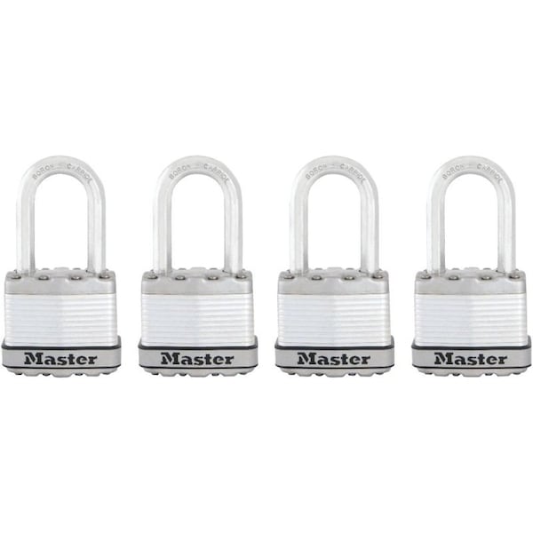 Magnum Series Padlock, Keyed Alike Key, 516 in Dia Shackle, 112 in H Shackle