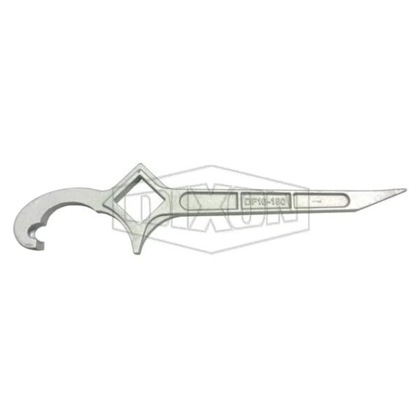 Square Hydrant Wrench, 15 in L, A356 Aluminum Head, For Use with 4 in Pin Lug/Rocker Lug Coupling