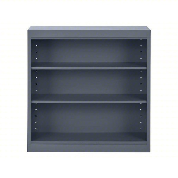 Bookcase, 36 in H, Charcoal