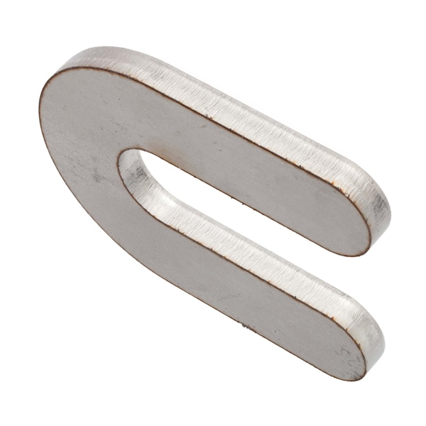 Shim, 1/2 HORSESHOE SHIM 3-1/2 X 1-1/2 X 1/4 316 SS USA
