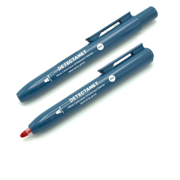 Detectable Dry Erase Marker Set, Round Barrel, PK10