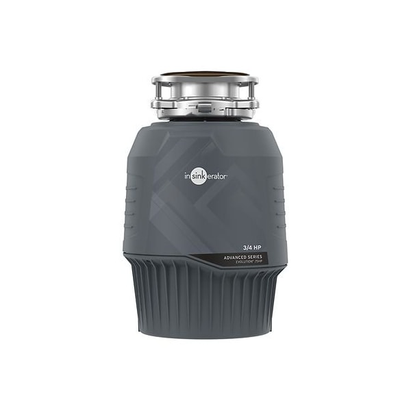Garbage Disposal, 120 V, 12-1/4" H, 3/4 hp