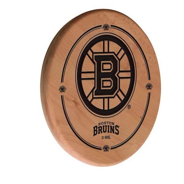 Boston Bruins 13" Laser Engraved Solid Wood Sign