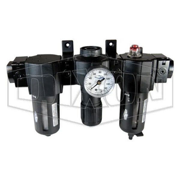 Norgren by  Standard Combination Unit, 3/4 in Port, 140 SCFM Flow Rate, Polycarbonate Bowl, 150 psi