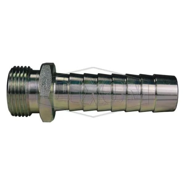 Long Shank Coupling, 3/4 x 3/8 in Nominal, Male Garden Hose Thread x Hose End Style, Domestic