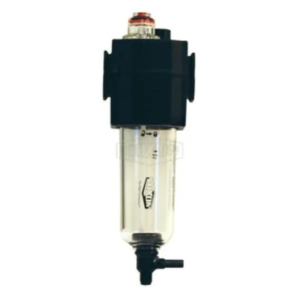 Series 1 Compact Micro-Fog Lubricator with Transparent Bowl, 1/2 in Port, 70 SCFM Flow Rate, 150 psi