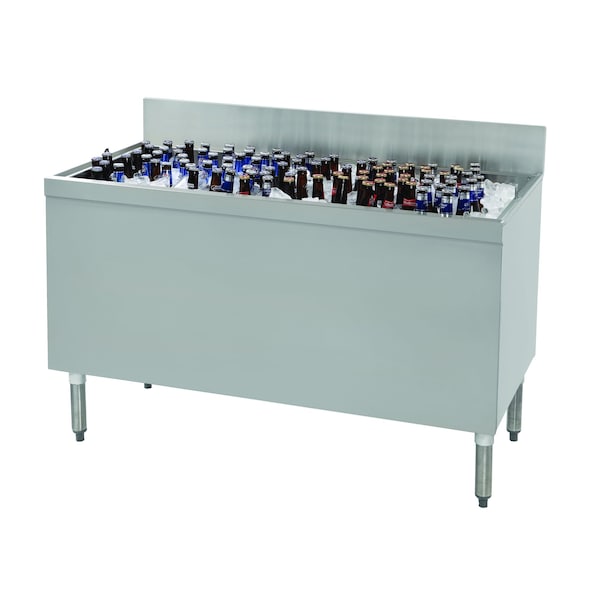Prestige Beer Bath 60 in.W x 24 in.D x 18 in. deep bin stainless steel construction
