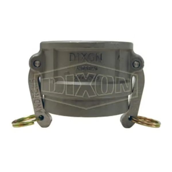 Cam and Groove Coupler, 5 in Nominal, Socket Weld x SCH 40 Pipe End Style, 316 SS, Domestic