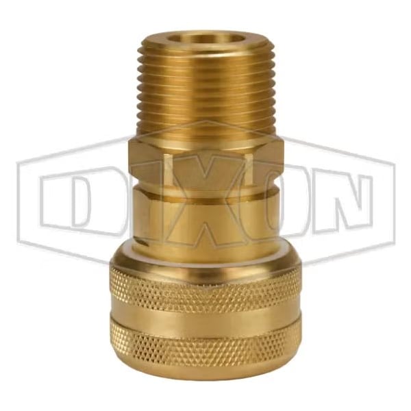 Air Chief Industrial Male Quick Connect Coupler, 1-11 x 1/2 in Nominal, Quick Connect Coupler x NPTF