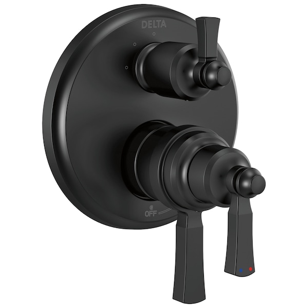 Dorval Traditional 2-Handle Monitor 17T Series Valve Trim with 3 Setting Diverter
