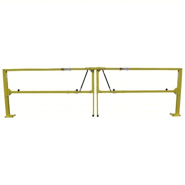 Paired Gate, 180"to228"Adj.Opening, Yellow