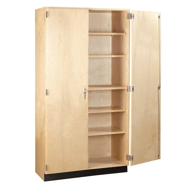 Shelving Storage Cabinet, 84 in H, 30 in W, 6 Shelves